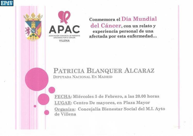 La diputada socialista Patricia Blanquer nos cuenta en primera persona su experiencia con el cáncer