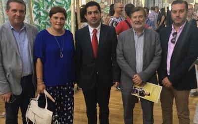 Patricia visita la feria Home Textiles Premium