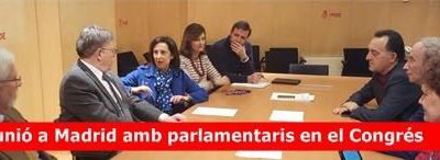 Reunión de trabajo entre el presidente Ximo Puig y los diputados valencianos en Madrid.