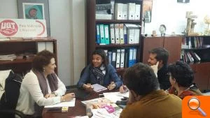 Reunión de responsables socialistas de economía y empleo de la provincia con representantes de UGT