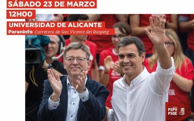 Pedro Sánchez y Ximo Puig en Alicante