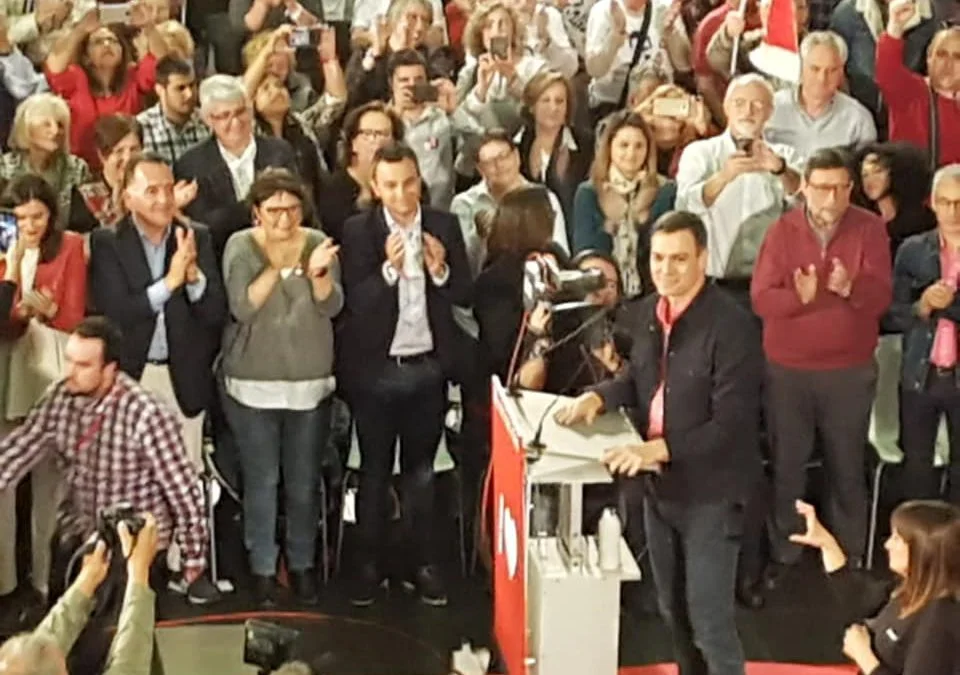 Mitin a Castellón