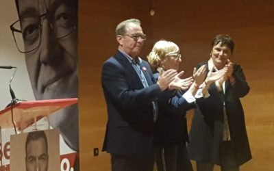 Mitin en Sax, con la Consellera de Sanidad Ana Barceló