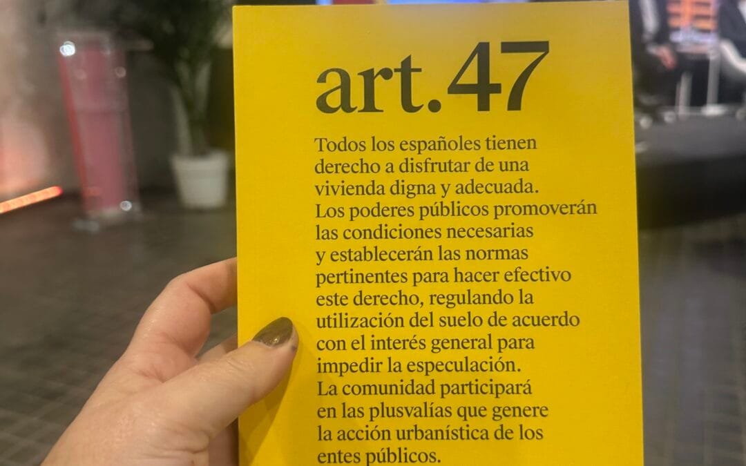 Responsabilidad, vivienda y democracia