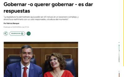 Gobernar – o querer gobernar- es dar respuestas